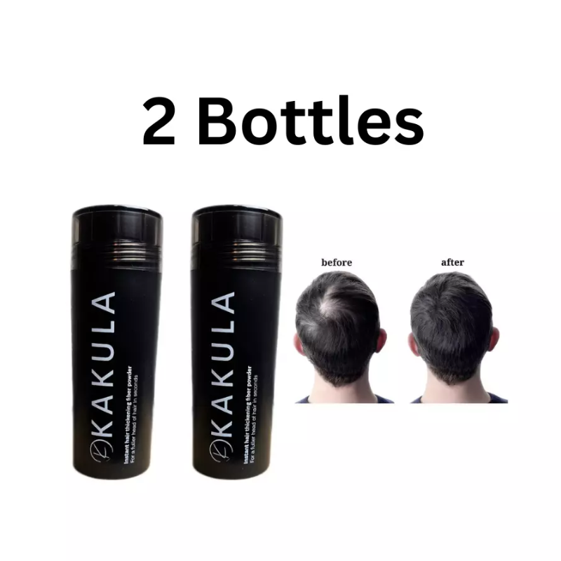 Kakula Keratin Hair Fiber Fiber 27.5g Black Dark/Med/Light Brown