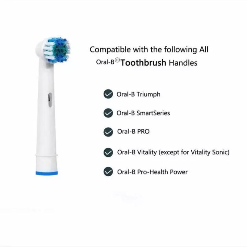 20PCS Precision Electric Toothbrush Replacement Fit For Oral Braun Brush Heads