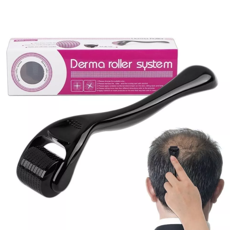 Beard Derma Roller For Hair Loss Beard Growth 0.50MM Titanium